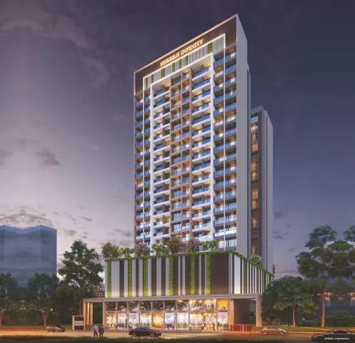 Uma Ananta Sector 11 Kharghar Luxury Tower Elevation